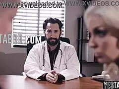 mature doctor gets so horny he fucks this big boobs curvy milf patient hard in office pov monster cock style