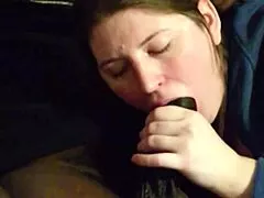 wanna see sexy tall amazon samantha deepthroat sloppy black monster cock for facial cum??