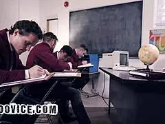 big tits teacher takes classroom gangbang pounding 💦🍆