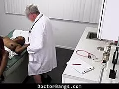 Tension Builds as Shy Nurse Handles Muscular Patient's Massive Cock in Hospital Threesome