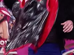 Blonde Mature and Black-Haired Natural Monster Boobs Friend Seduce Muscled Shop Owner to FFM 3Some Fuck