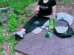 Crazy Latina Babe Shakes Ass Gets Fucked Outdoors By Stranger!!