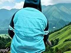 Hijab Wife Cheats Swallows Lover's Cum While Hubby Vacations