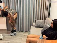 Fucking my taboo big dick bro-in-law Danner Mendez feels so wrong 😈🍆💦