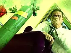 sandra romain goes demented with anal fingering handjob cumshot facial and natural tits bounce