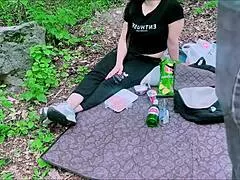 Crazy Latina Babe Shakes Ass Gets Fucked Outdoors By Stranger!!