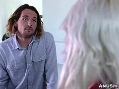 London river moans in comfort from tyler nixon's monster cock pounding her huge tits bent over doggystyle anal creampie