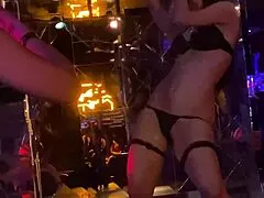 Karen Oliver and Bartira Luz explode in live lesbian pussy-riding orgasms!