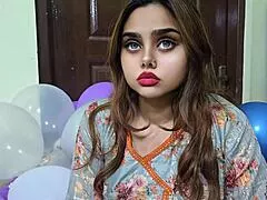 Step-sister surprises with valentine advance tight pussy fuck closeup