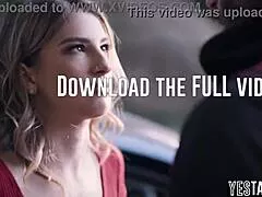 Stranded blonde milf's heart races as stranger's big cock fills her hairy pussy outdoors