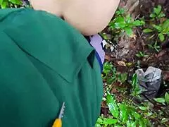 What if hot thai babe's outdoor fun turns into neighbor's secret?