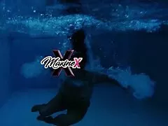 gorgeous curvy babe with big tits rides big black cock in hot interracial scene