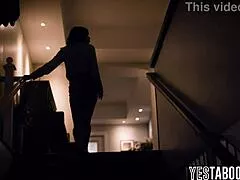 my big tits curvy milf wife cheats with hubby and teen babysitter in wild 3some