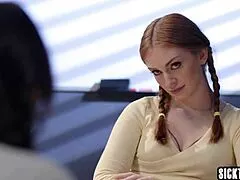 What If Lesbian Teens Maya Kendrick and Eliza Ibarra Devour Teacher Liv Revamped's Pussy?