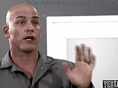 huge tits bbw blonde milf bends over office desk for cleaners monster cock doggystyle muff dive