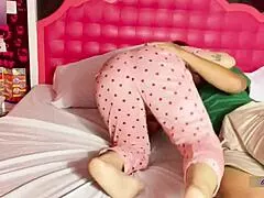 Huge fat Asian wife anal creampie in bedroom bathroom