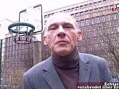 German Grandfather Picks Up Housewife—Street Flirt Turns To Raw Fuck