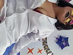 Sexy latina masseuse with tattoos masturbates dirty talking about her perverted massage fantasies 😘✋