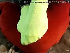 uhh my beautiful feet in cute socks... dirty outdoor lover kissing fetish compilation 😍