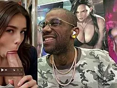 hey big tits bald pussy asian slut rides cock cowgirl on public subway then gets cunt licked