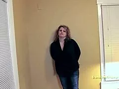 busty mature brunette laura's sloppy deepthroat leads to wet pussy pounding