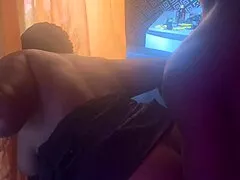 mature lady bends over for standing sex doggystyle big ass licked too 😏🍑👅