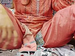 stepmom whispers dirty secrets to stepson while riding his cock in wet pussy closeup