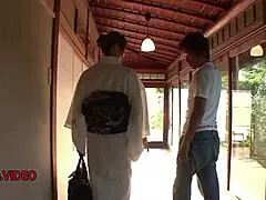 Sultry Asian milf blows then fucks hardcore uncensored JAV
