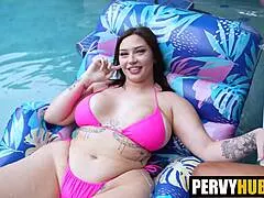 College stepdaughter Vivian Taylor blows Peter Fitzwell hardcore
