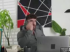 Cheating wife commands husband and boyfriend in threesome