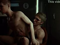 professor supports us by fucking our asses hard in game animation 😈🍑