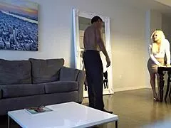 hey this dick eater bitch rides huge black cock like a pro