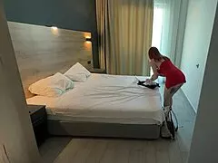 sharing hotel bed with stepmom tori mur turns into wild taboo pussy pounding foreplay