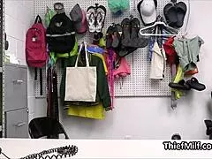 Trailer Park MILF Caught Stealing Gets Her Curvy Ass Pounded Hard on Hidden Cam