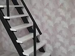 mommy's cleaning but her plump hairy pussy peeks out teasingly