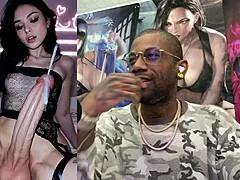 BEAUTIFUL TRANS MILF HANDS-FREE CUMMING WITH HUGE TOYS STRETCHING THAT TIGHT ASS