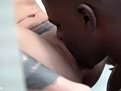 melissa lisboa wraps up with jhon coffee in a steamy interracial finale, her latina curves ballooning with orgasms