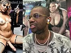 BEAUTIFUL TRANS MILF HANDS-FREE CUMMING WITH HUGE TOYS STRETCHING THAT TIGHT ASS