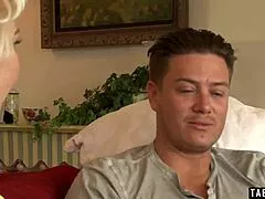 big boobed mature dalny marga welcomes son-in-law warmly