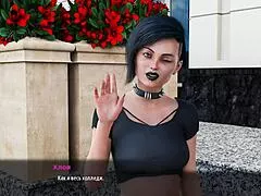 milfs of sunville 2 ebony milf rides cock outdoors