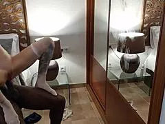 hot blonde milf begs interracial anal creampie in mouth