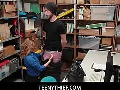 Big ass blonde milf krissy lynn craves shoplifters monster cock deep in shop.