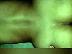 A single mom bends over quick for cash before her son gets home.