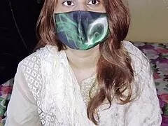 stepsister sneaks me into her bedroom to share bed and tight shaved pussy