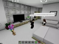 Guy with big dick cums hard with two hotties on bed