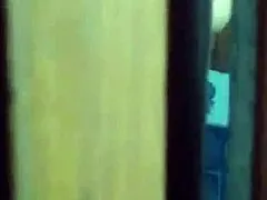 Sneaky hidden cam catches curvy stepsis showering big ass exposed