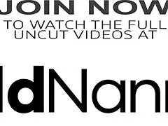 Old french granny nanny teases with dildo first then bends for rough bbc pounding from hungarian stud.