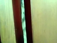 Sneaky hidden cam catches curvy stepsis showering big ass exposed