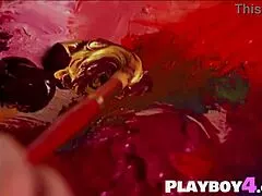 Ever seen big tits milf rip clothes for wet blonde striptease?