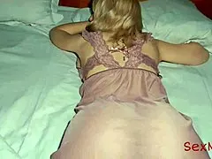 Step-mom sneaks me into her room after bedtime